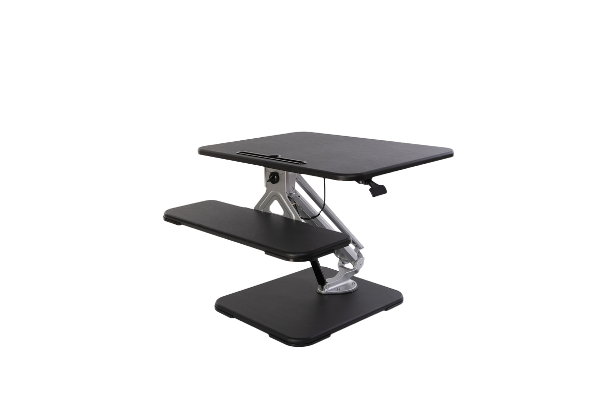 Hilltop Adjustable Sit Stand Workstation Desk Riser Or Converter - Hiilo