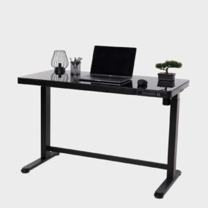 Homii All-in-One-Glass-Top-Standing-Desk