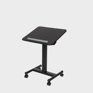 Minii Move Portable Mobile Adjustable Standing Desk Or Workstation With Tilting Surface