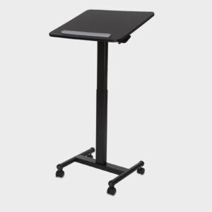 Minii Move Portable Mobile Adjustable Standing Desk Or Workstation With Tilting Surface