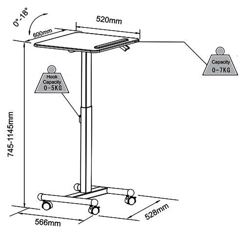 Minii-Move-Mobile-Adjustable- Workstation-details