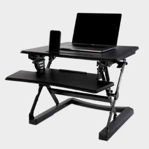 The-Hiitop+Desk-Converter-Black-mobile-and-laptop
